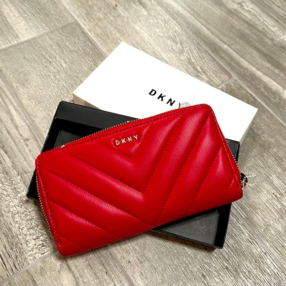 Dkny Bags New Red Dkny Wallet Poshmark